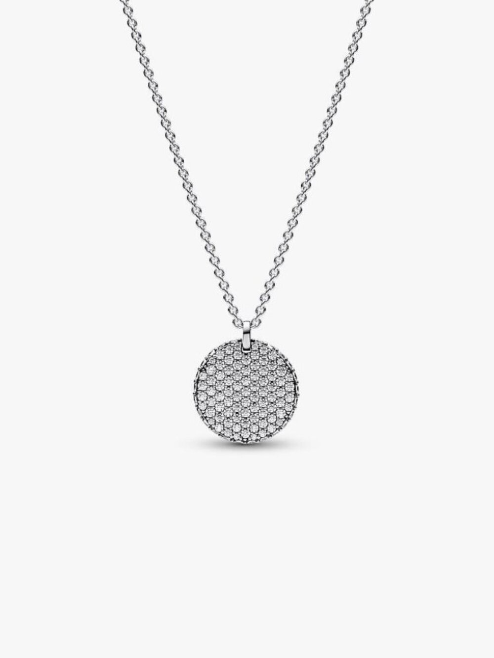 Pandora FINAL SALE - Timeless Pav?? Round Pendant Necklace